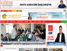 Tablet Screenshot of haber44.com